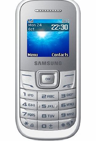 Samsung E1200i Keystone 2 Mobile Phone (T-Mobile Pay as you go, White)