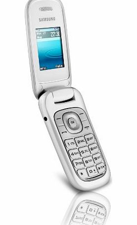 E1270 flip phone in white on Orange pay as you go