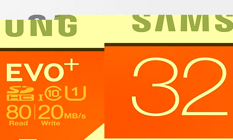 Samsung EVO  SDHC 80MB/s CLASS 10 - 32GB