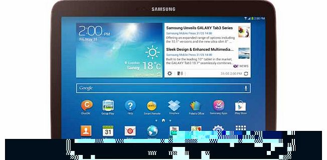 Samsung Galaxy Tab 3 10.1 Inch 16GB Wi-Fi - Brown