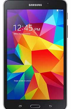 Samsung Galaxy Tab 4 7-inch Tablet (Black) - (Quad Core 1.2GHz, 1.5GB RAM, 8GB Storage, Wi-Fi, Bluetooth, 2x