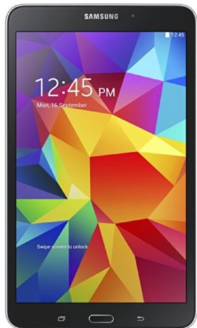 Samsung Galaxy Tab 4 7-inch Tablet (Black) - (Quad Core 1.2GHz, 1.5GB RAM, 8GB Storage, Wi-Fi, Bluetooth, 2x Camera, Android 4.4)