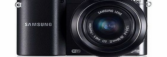 Samsung NX2000 Compact System Camera Kit - Black (20.7MP, 20-50mm Lens Kit) 3.7 inch LCD