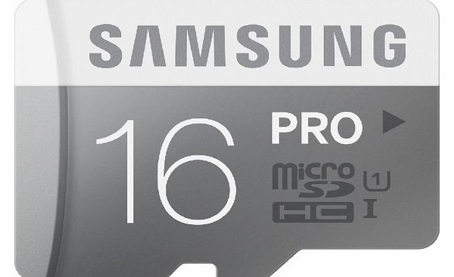 Samsung Pro MB-MG16D - Flash memory card - 16 GB - UHS