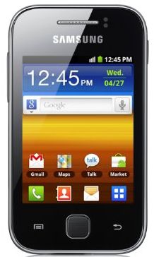S5360 Galaxy Y Sim Free Mobile Phone - Metallic Gray