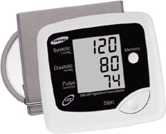 SAMSUNG SBM-300F Upper Arm Automatic Blood Pressure Monitor with Fuzzy Logic