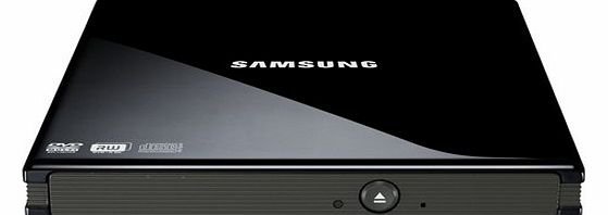 Samsung SE-S084C, External USB 2.0 Slimline 8X DVD Writer, Black