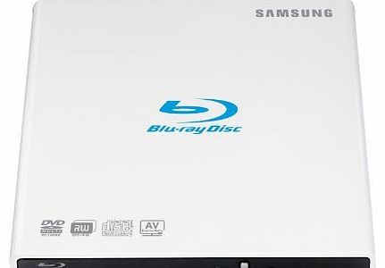 Samsung Slim Retail External 3D Blu-Ray Writer - White