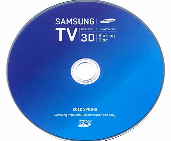 Samsung TV spring 2012 3D demo disc