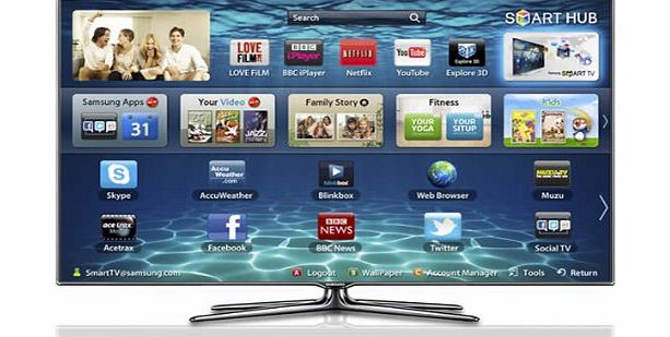 Samsung UE46ES7000 46 -inch LCD 1080 pixels 800 Hz 3D TV