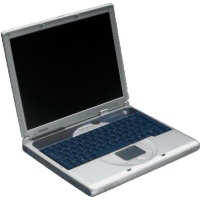 Samsung V25N Notebook P4 2.8GHz 512MB 40GB HDD DVD/CDRW 15.1 modem LAN XP Home