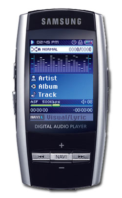 Samsung YPT8Z 1GB Media Player