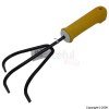 Hand Cultivator With Yellow Handle