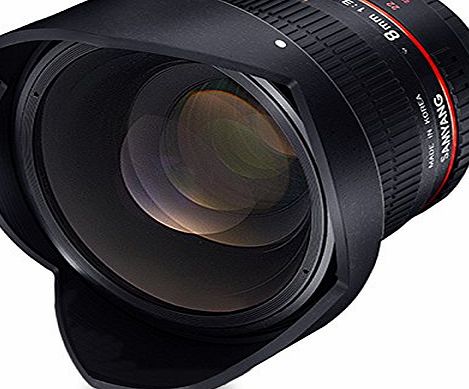 Samyang  8 mm f/3.5 UMC CS II fisheye lens - for Canon