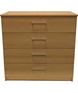 SAN Antonio 4 Drawer Chest - Beech Effect