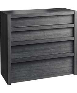 SAN Diego 4 Drawer Chest - Black Effect