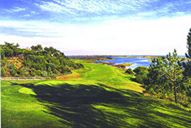 San Lorenzo 7th Hole Limited Edition Golf Print