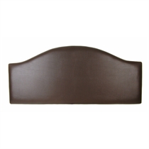 Remo 4ft6 Headboard, Brown Faux Leather