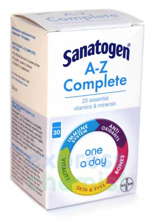 Sanatogen A to Z Complete Vitamin Supplements 30