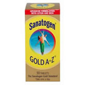 Sanatogen Gold A To Z Multivitamins and Minerals