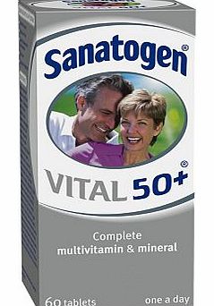 Sanatogen Vital 50  60 Tablets 10000793