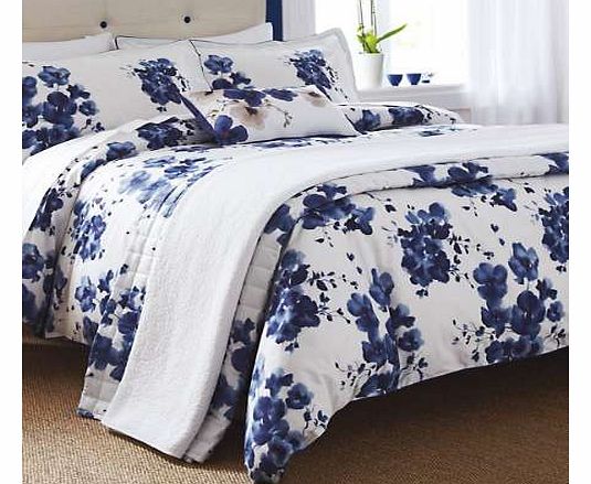 Sanderson Mandarin Flowers Throw