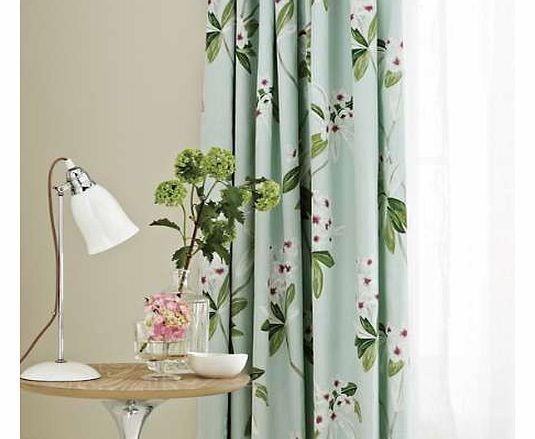 Sanderson Oleander Pair of Lined Curtains