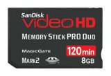 SanDisk 120 min Video HD Memory Stick PRO Duo - 8GB