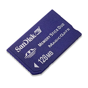 Sandisk 128Mb Memory Stick Duo