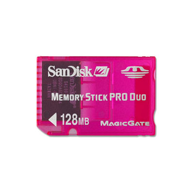128MB Memory Stick Pro Duo Gaming
