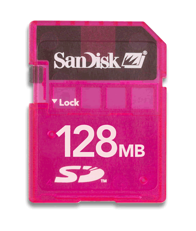 Sandisk 128mb SD Gaming Card