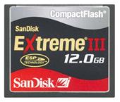 Sandisk 12GB Extreme III Compactflash Card