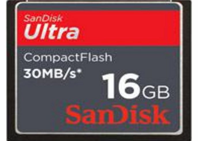 16 GB Compact Flash Ultra memory card