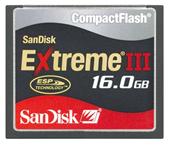 Sandisk 16GB Extreme III Compactflash Card