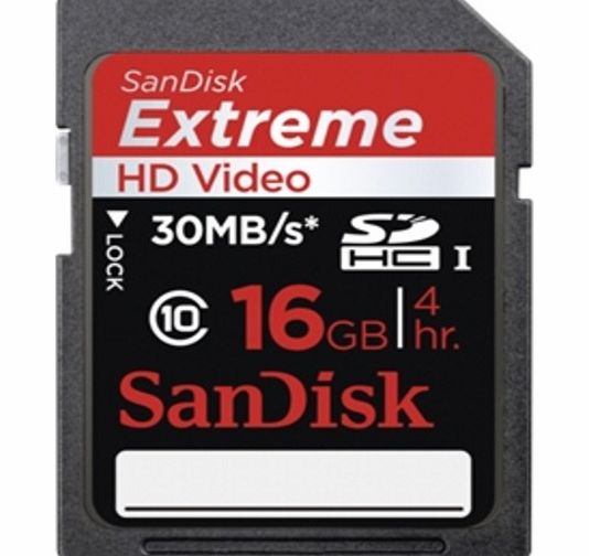 Sandisk 16GB Extreme SDHC 2-pack