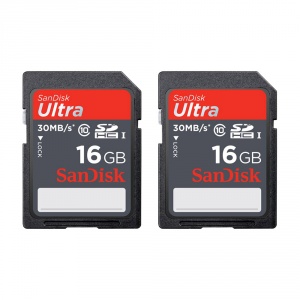 SanDisk 16GB Ultra 30MB/s SD Card (SDHC) - Class