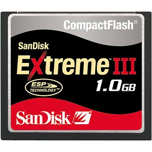 Sandisk 1Gb Compact Flash Card Extreme III