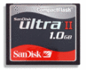 SanDisk 1GB Compact Flash Ultra II (9MB/s)