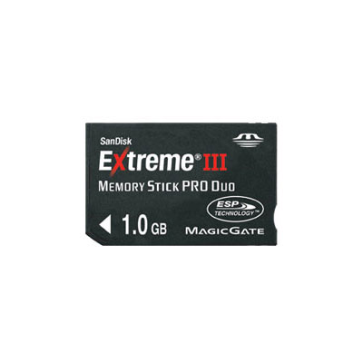 Sandisk 1GB Extreme III Memory Stick Pro Duo