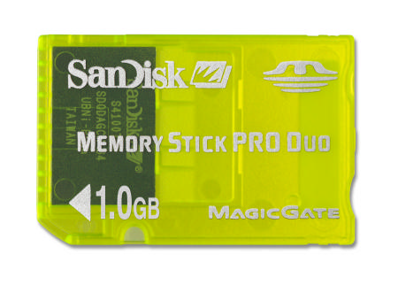 Sandisk 1gb Memory Stick Duo Pro Gaming