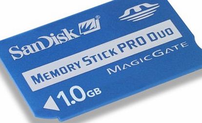 SanDisk 1GB Memory Stick Pro Duo card