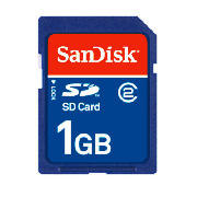 Sandisk 1GB SD Card