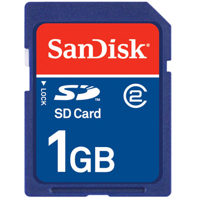 Sandisk 1GB SD inc Reader