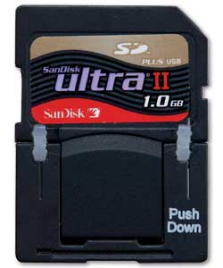 Sandisk 1Gb SD Plus USB Memory Card