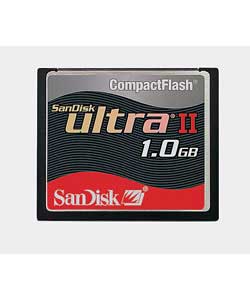 SanDisk 1GB ULTRA II Compact Flash Card
