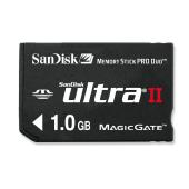 SanDisk 1GB Ultra II Memory Stick Pro Duo
