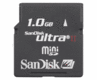 SanDisk 1GB Ultra II MiniSD Card (10MB/s)