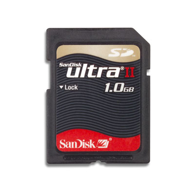 Sandisk 1GB Ultra II Secure Digital