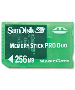 256Mb Gaming Memory Stick Pro Duo