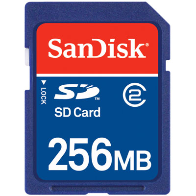 Sandisk 256MB Secure Digital Card